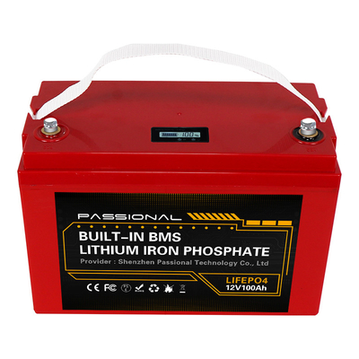 Home Outdoor 12v 100ah LFP Battery Pack Rechargeable Lifepo4
