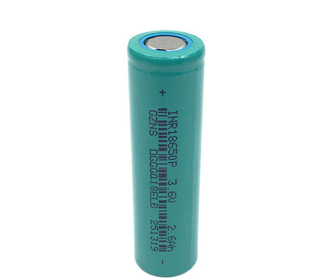 2600MAh NCM 3.7 Volt 3C 18650 Battery Cell For Electric Vehicle Power Tools