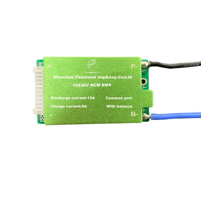 10S 36V 15A Li Ion Battery BMS Balance PCB BMS Lithium Battery