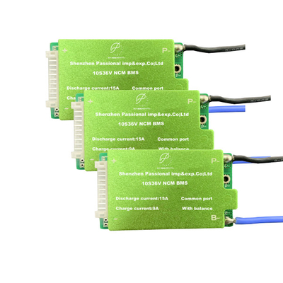 ODM 0.065mm Li Ion Battery BMS , Lithium Battery PCB BMS 10S 36V 15A
