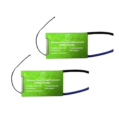 Battery Management System 72V 24S 30A LiFePO4 Battery BMS Common Port With Balance
