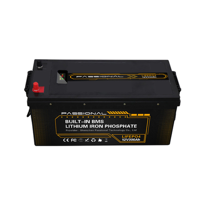 Portable Waterproof 12v 300ah LiFePO4 Lithium Battery Pack LFP Rechargeable