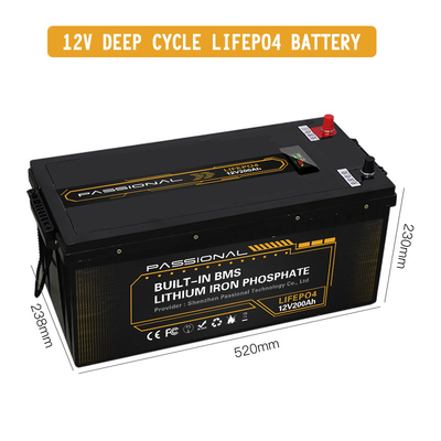 Replace Lead Acid 12v 200ah Rechargeable Lithium Battery Lifepo4 Electric Forklift