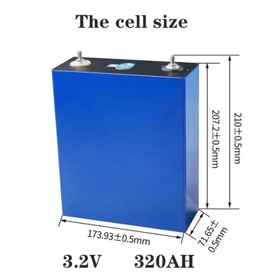 3.2v 320ah Lifepo4 Prismatic Cell Rechargable Solar Energy Storage