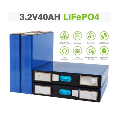 Rechargable 3.2v 40ah LiFePO4 Prismatic Cell For Heavy Truck Forklift