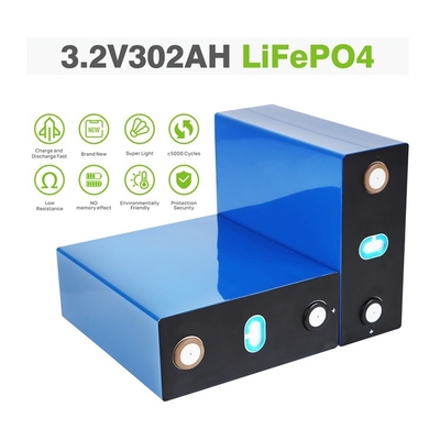 LFP 3.2v 302ah LiFePO4 Prismatic Cell Rechargable With Long Cycles for Residential ESS