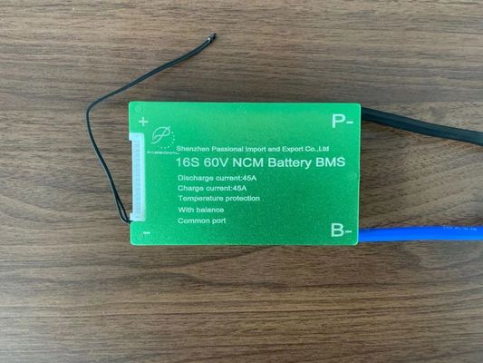 16S 17S 60V 45A Li Ion Battery BMS Protection Board 3.7V PCB