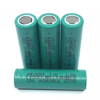 2600MAh NCM 3.7 Volt 3C 18650 Battery Cell For Electric Vehicle Power Tools