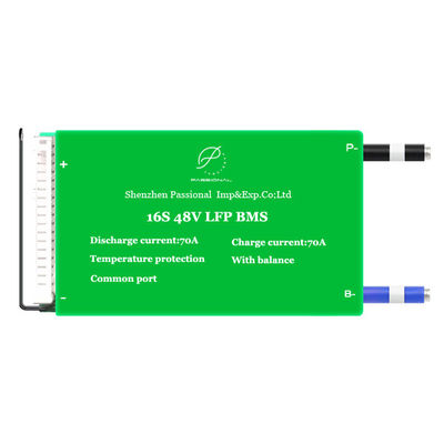 16S 48V 70A LiFePO4 Battery BMS E Scooter Lithium BMS Board