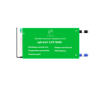 60V 70A 19S BMS Battery Management System LiFePO4 With Balance PCB