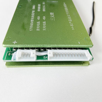 3.7V PCB Li Ion Protection Board BMS 17S 60V 45A Common Port With Balance