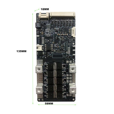 BMS 13S 48V 100A 200A HASL Lithium Battery Protection Board 135*58*18mm