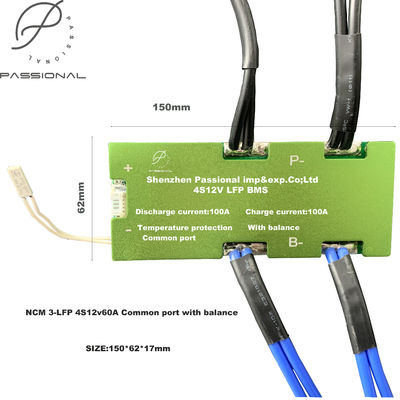 100A 4S 12V LiFePO4 Battery BMS Solar Battery Management System